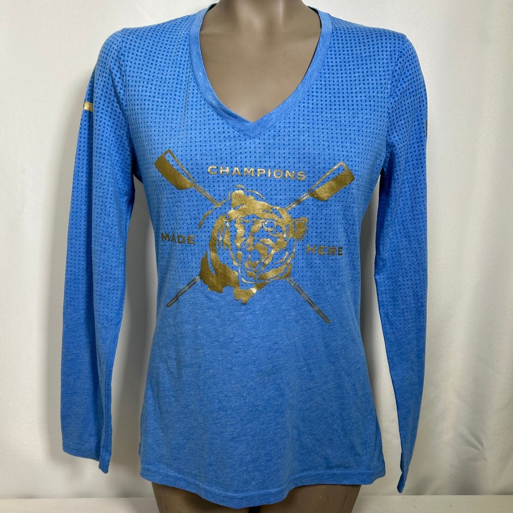 UCLA Bruins NCAA Bruin Rowing Adidas Aeroknit Long Sleeve Shirt Women's LARGE